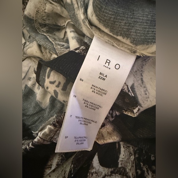 IRO Nila Mini Skirt NWOT:Size 34 - Picture 10 of 10